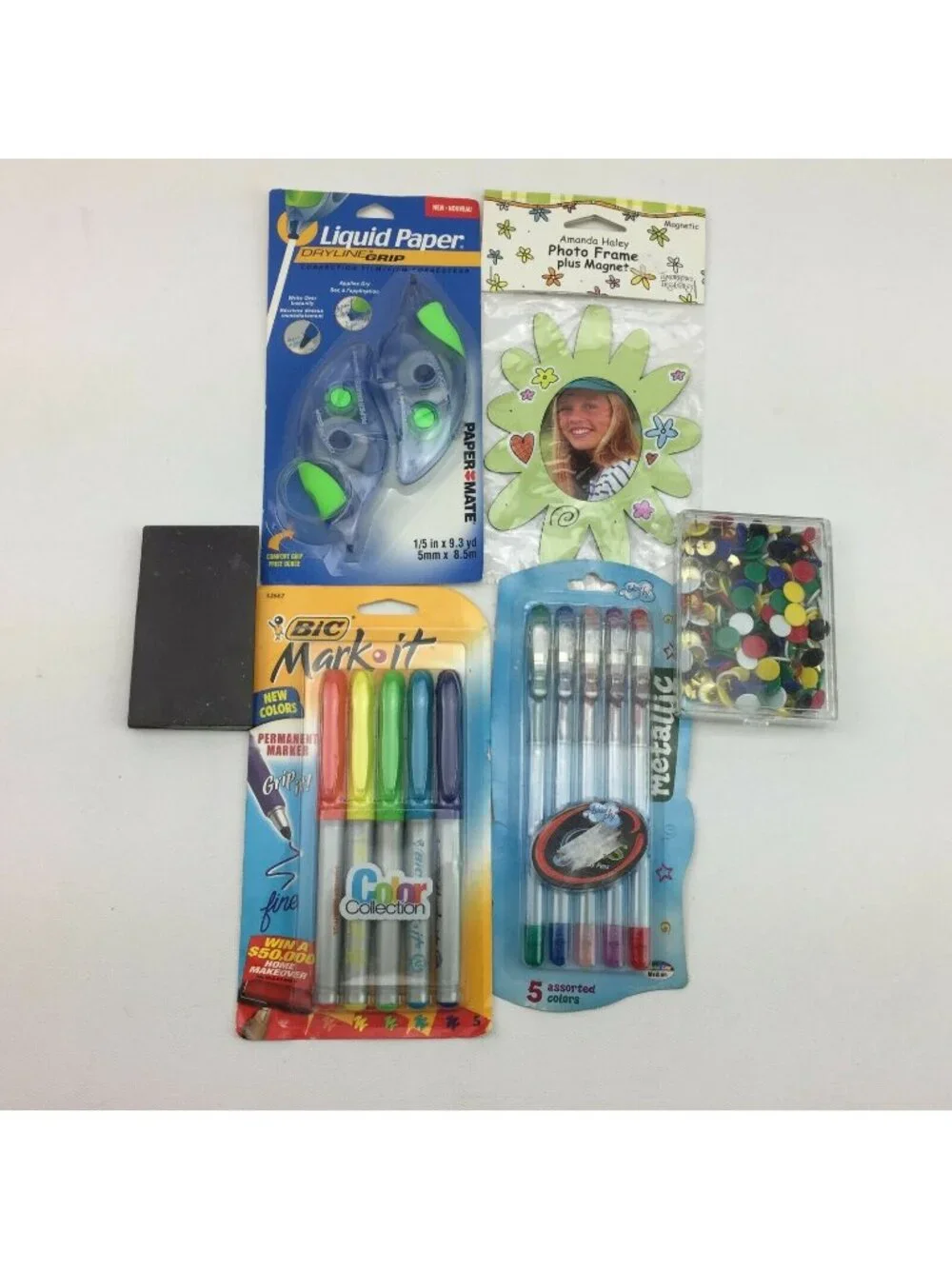 Office Supply Lot Bic Permanent Marker Paper Mate White Out Dry Metallic Gel Pen